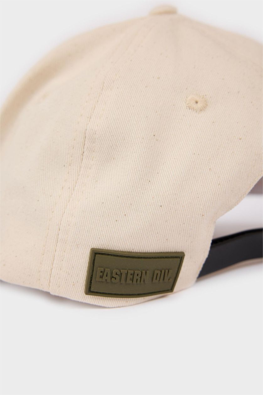 Erkek Bej Erkek Pamuklu Cap Şapka