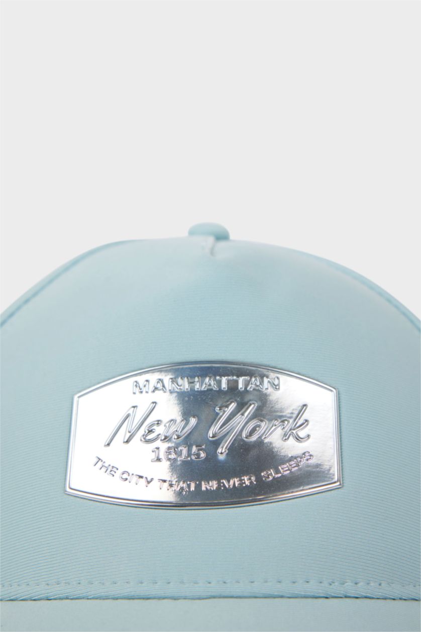 Kadın Mint Kadın Pamuklu Cap Şapka