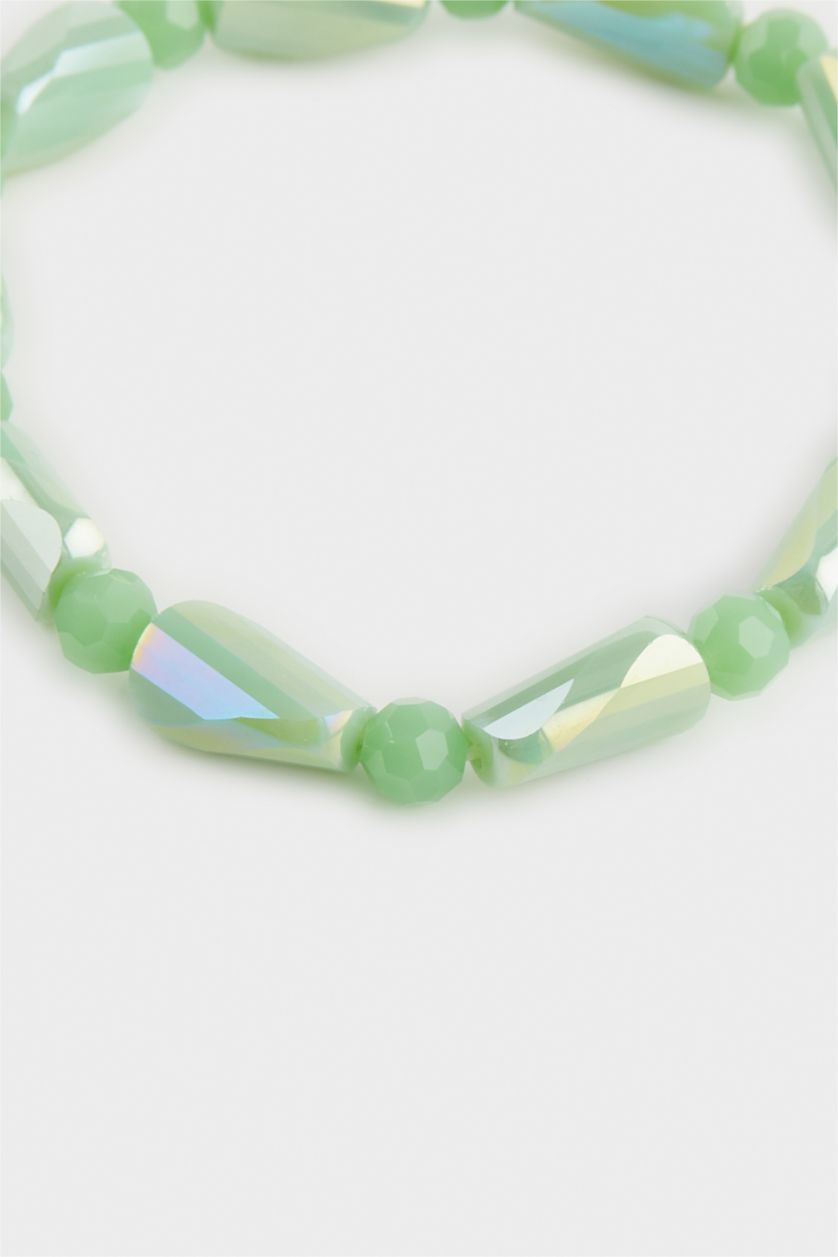 Kadın Yeşil Kadın 2'li Yeşil Taşlı Bileklik