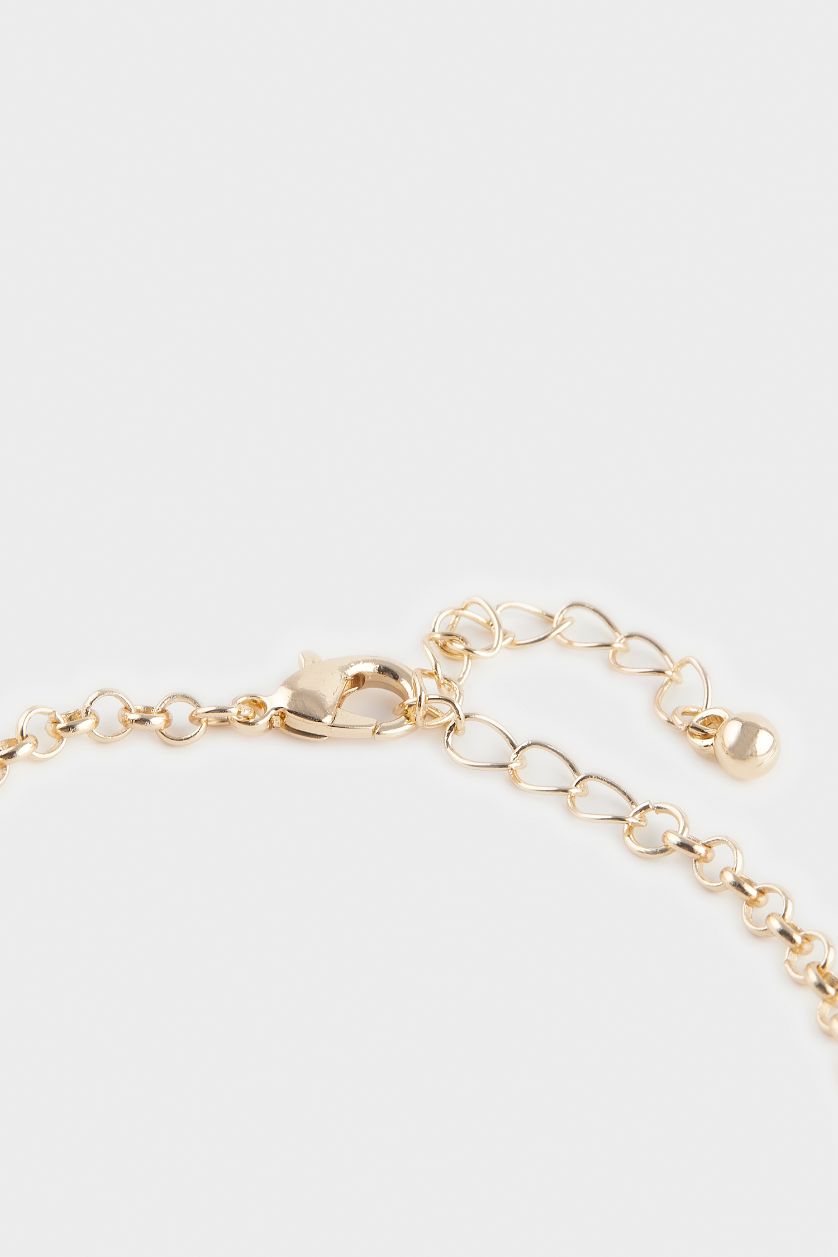 Женщины Разноцветный Женский Золотой Браслет с Цветными Камнями