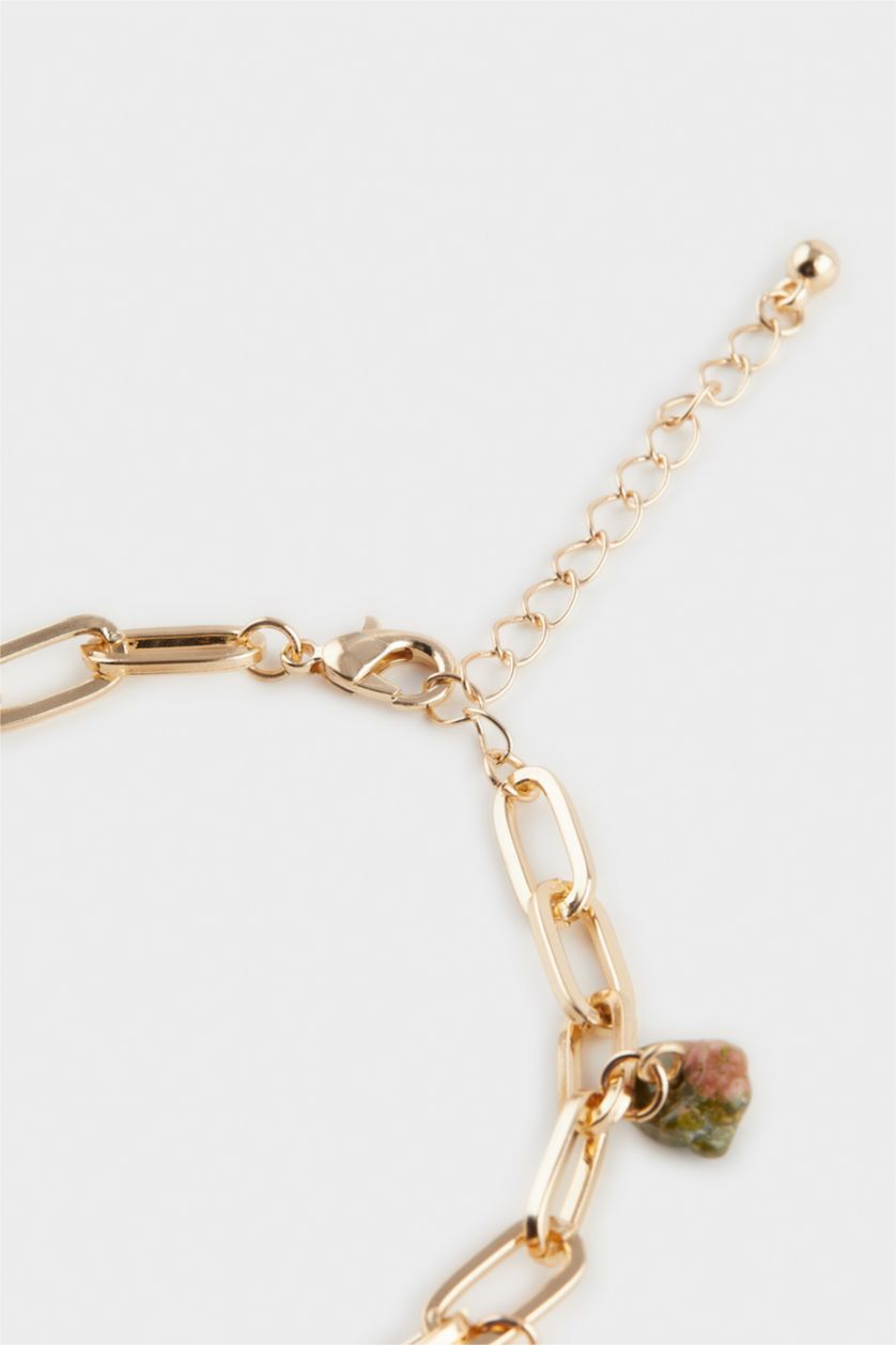 نساء Karma سوار ذهبي مع قلادة نجمة للنساء