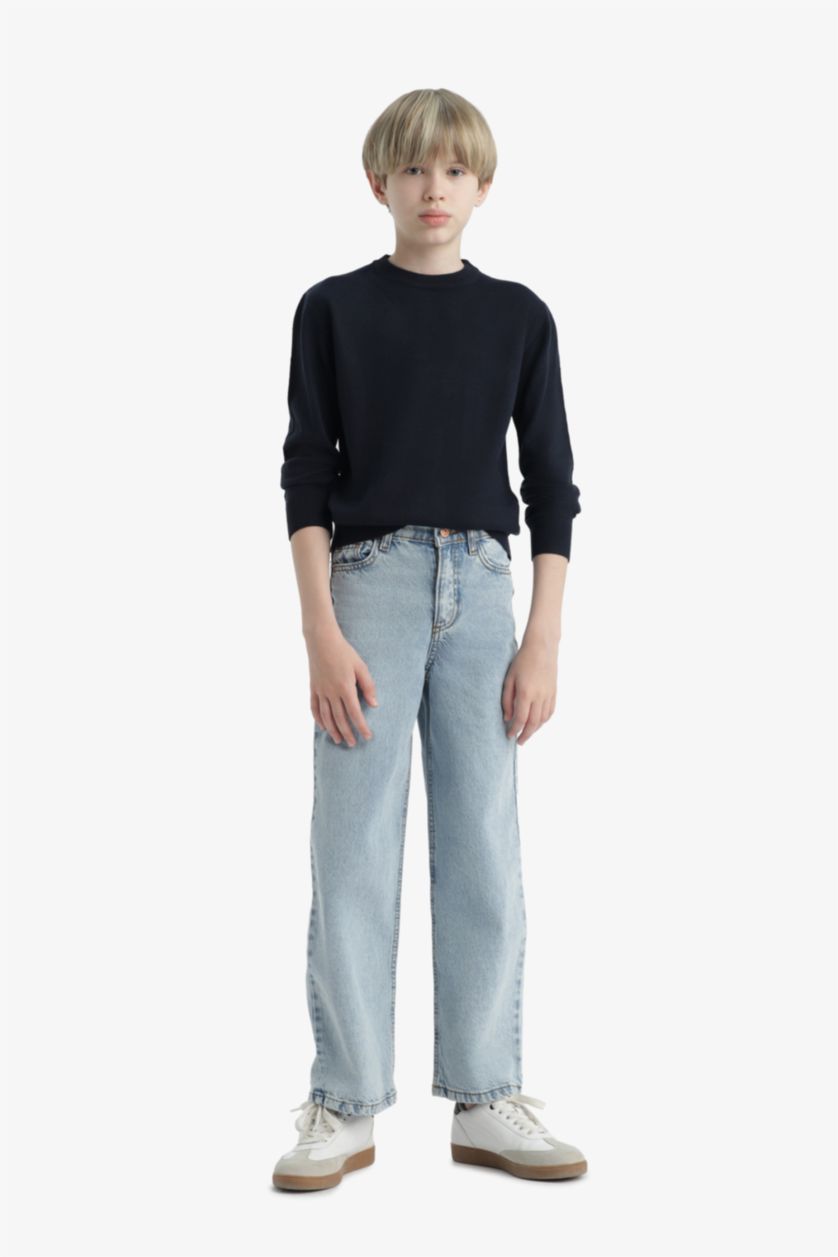 Ұлдар Және Жасөспірімдер әскери-теңіз Ұлдарға қалыпты пішім Пулловер