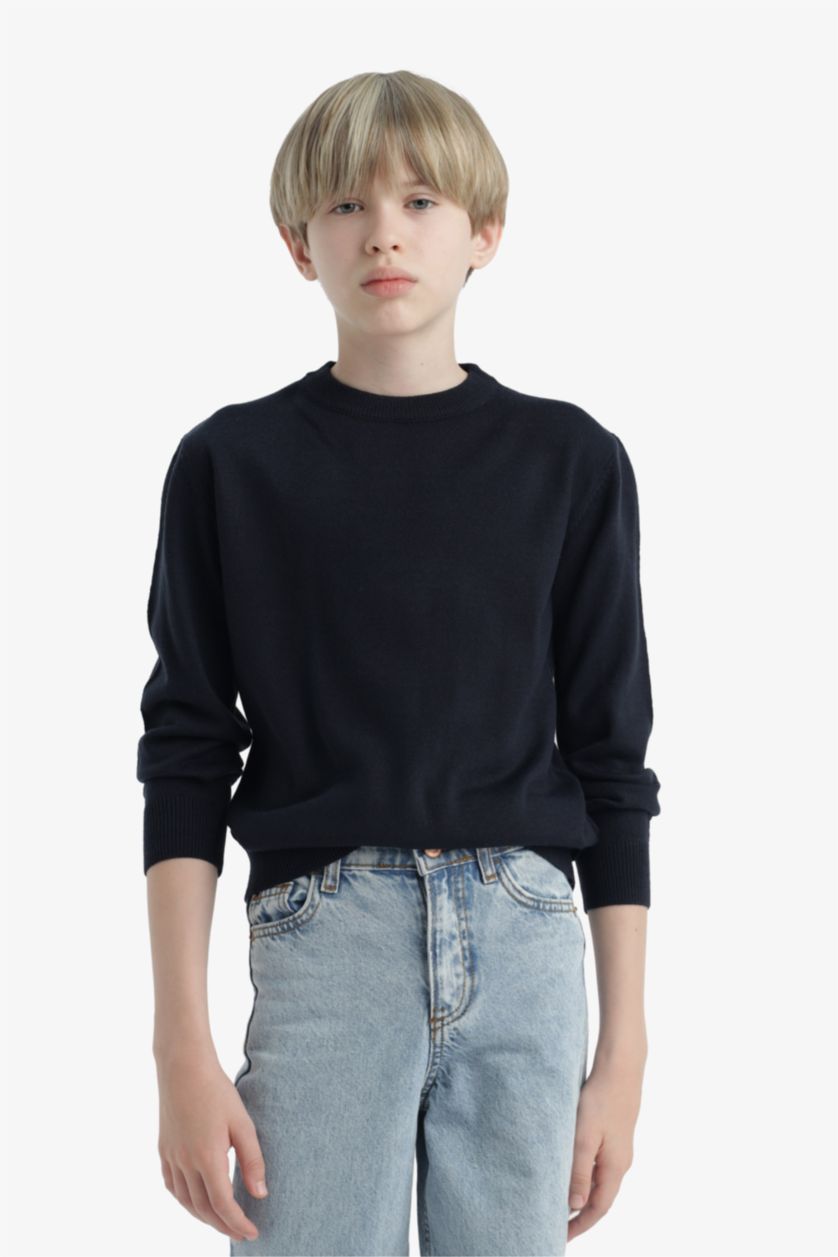 Ұлдар Және Жасөспірімдер әскери-теңіз Ұлдарға қалыпты пішім Пулловер