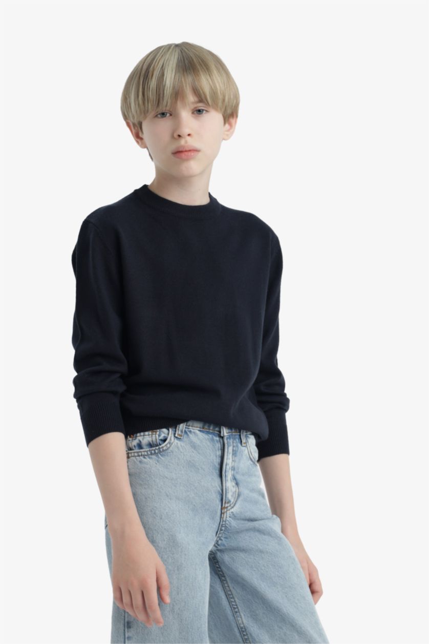 Ұлдар Және Жасөспірімдер әскери-теңіз Ұлдарға қалыпты пішім Пулловер