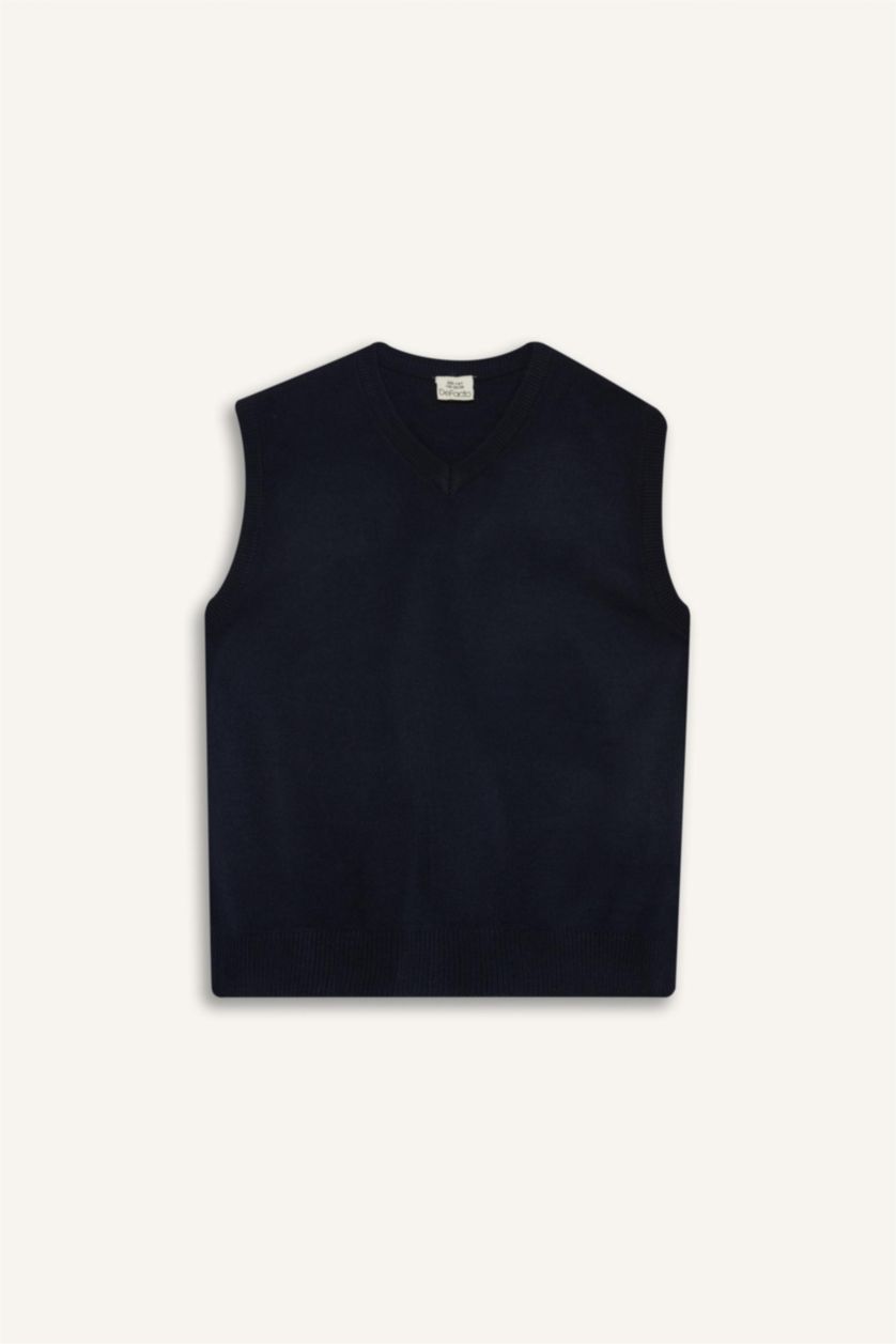 Erkek Çocuk - Genç Erkek Lacivert Yelek Erkek Çocuk