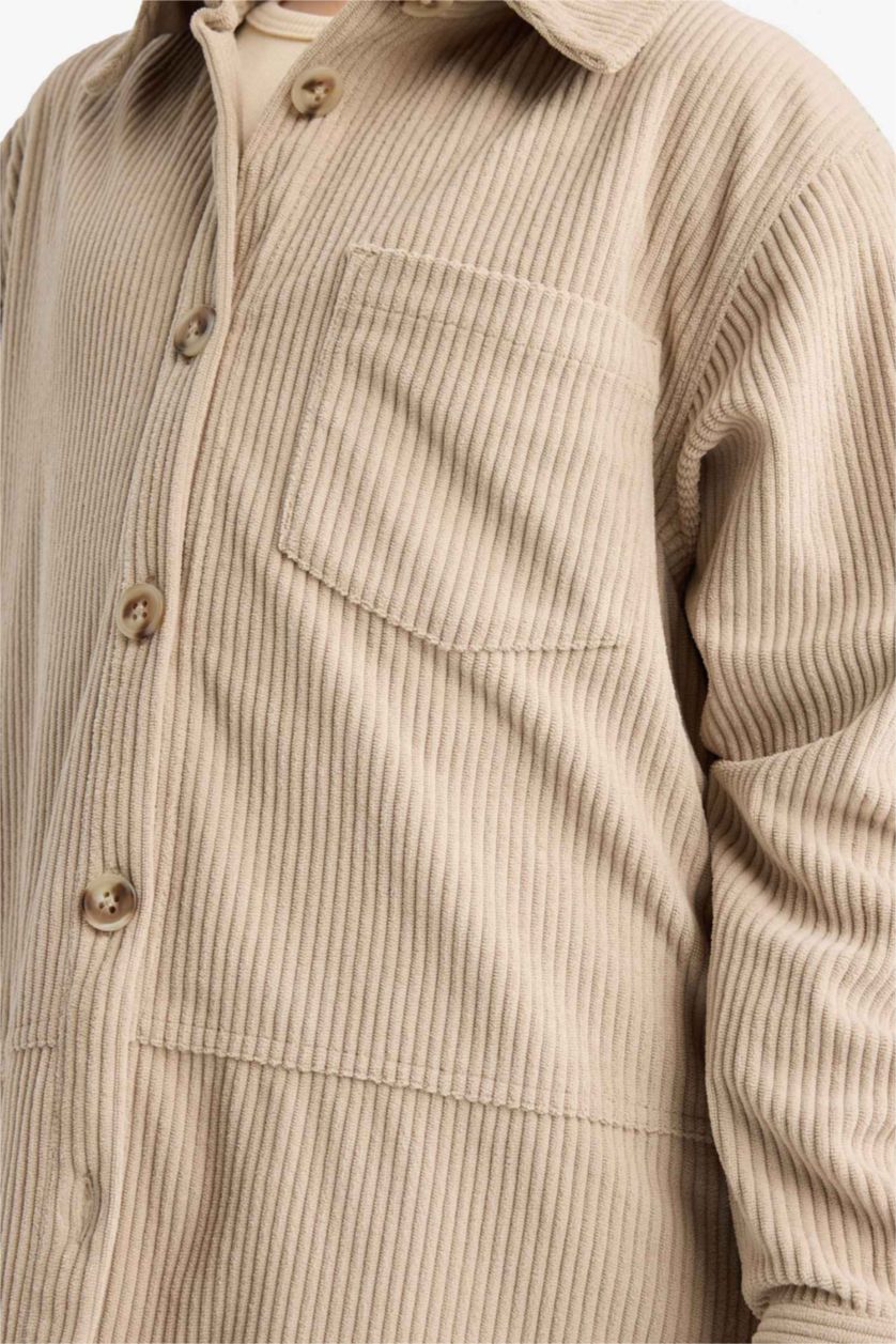 Kız Çocuk - Genç Kız Taş Uzun Kollu Gömlek Kız Çocuk