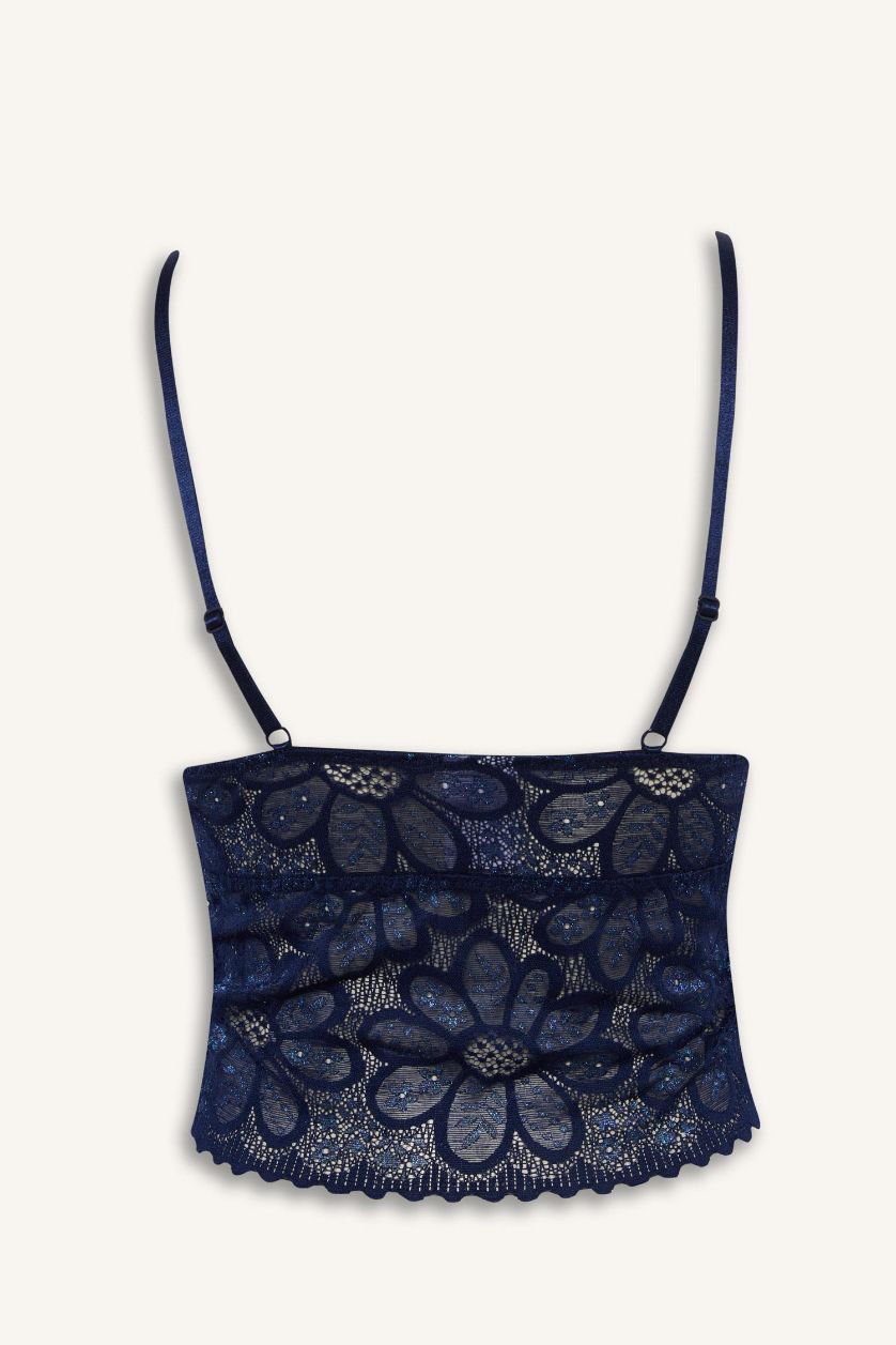 WOMAN NAVY Fall in Love Full Lace Bra