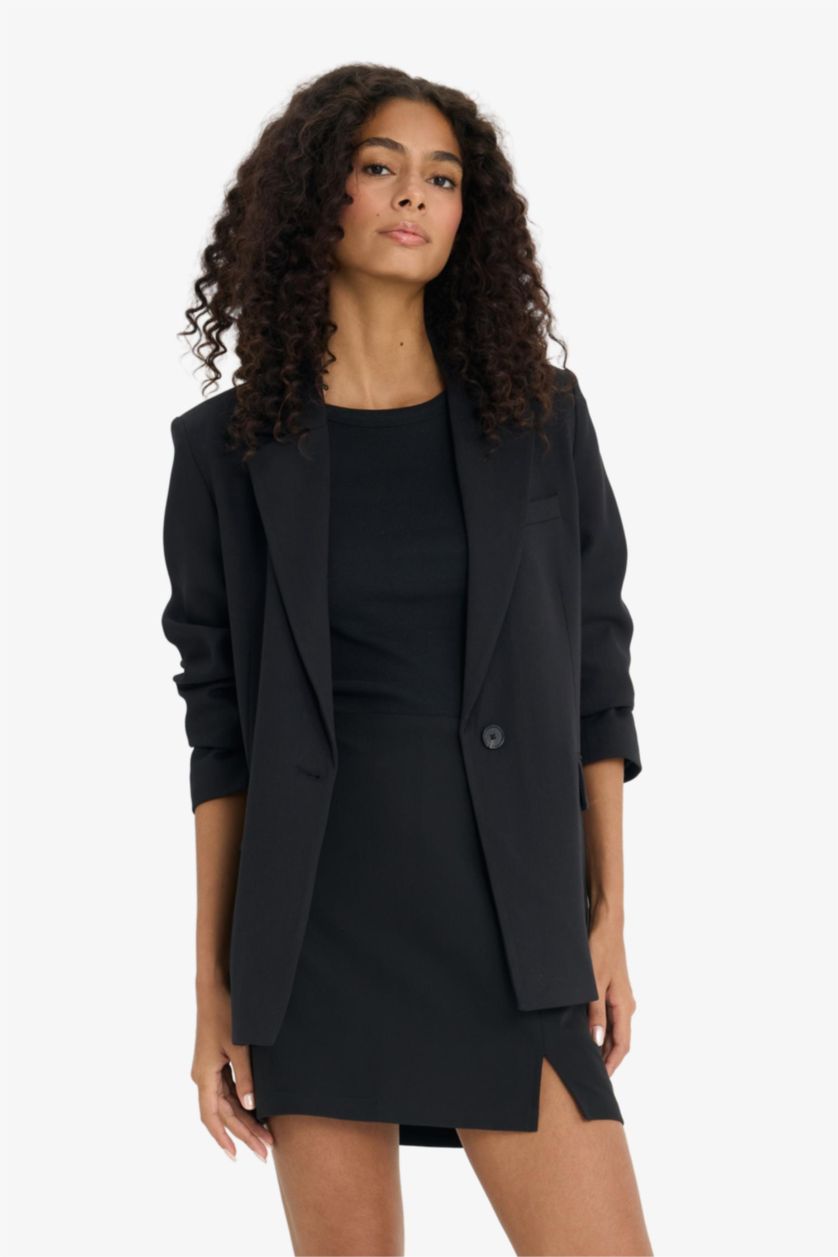 FEMME Noir Jupe taille normale Coupe régulière