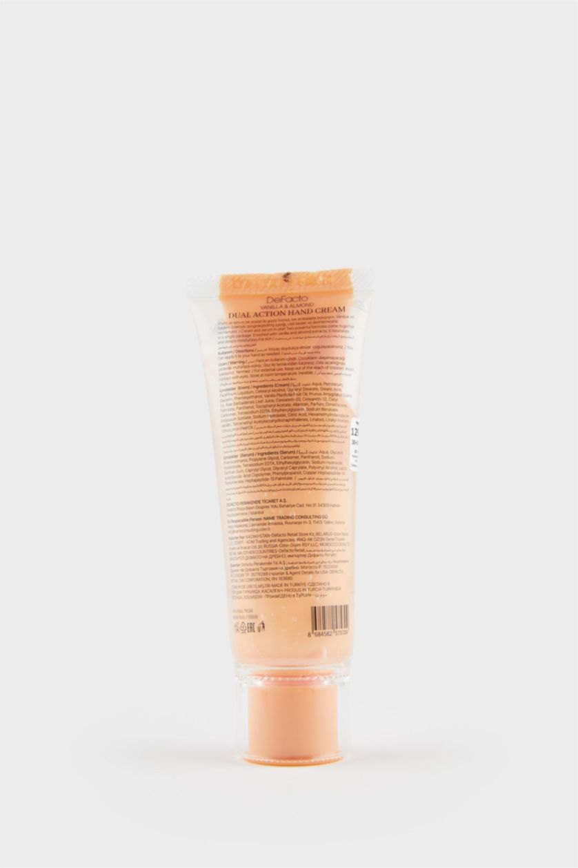 Kadın Somon GlowIN Vanilya ve Badem Özlü Nemlendirici El Kremi – Çift Etkili Besleyici & Onarıcı Formül (75ml)