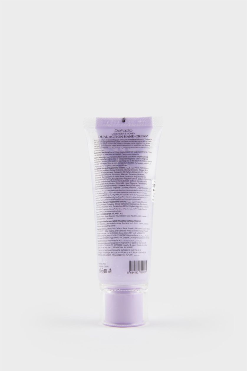 Kadın Lila GlowIN Lavanta ve Bal Özlü Nemlendirici El Kremi – Çift Etkili Besleyici & Onarıcı Formül (75ml)