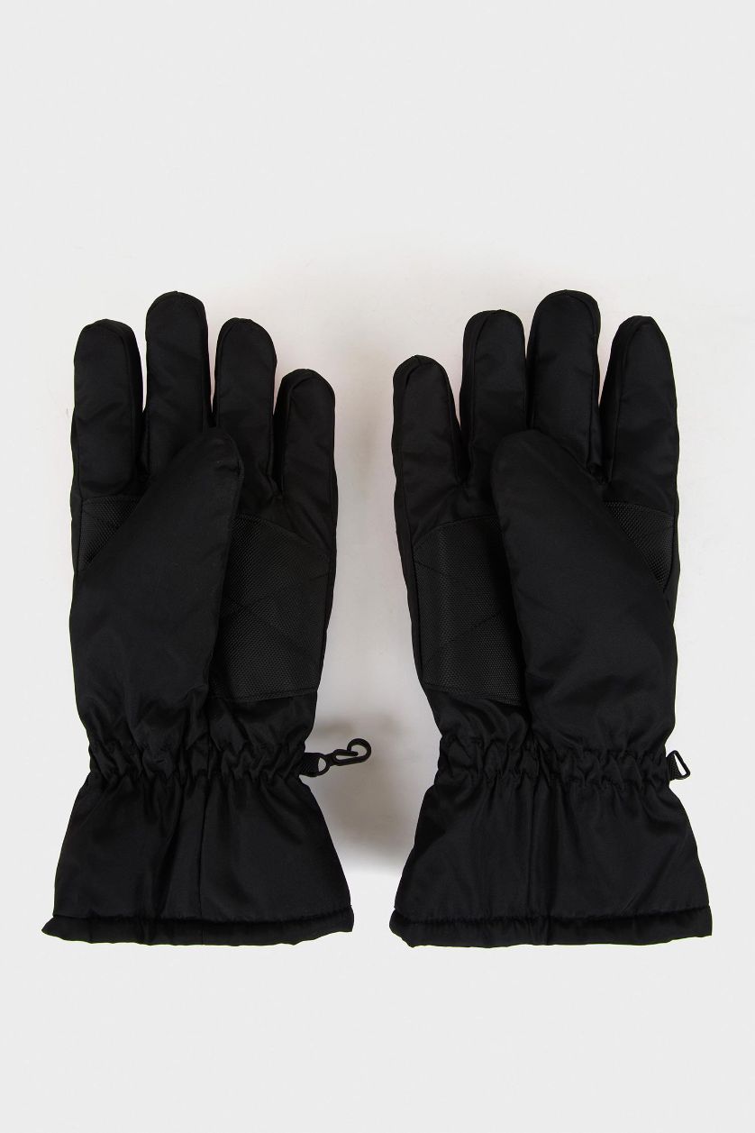 Erkek Kırmızı Erkek Renk Bloklu Eldiven