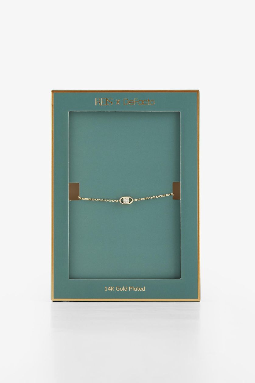 Woman Altın Reis x DeFacto Gold Plated Luce Touch Stone Gold Bracelet