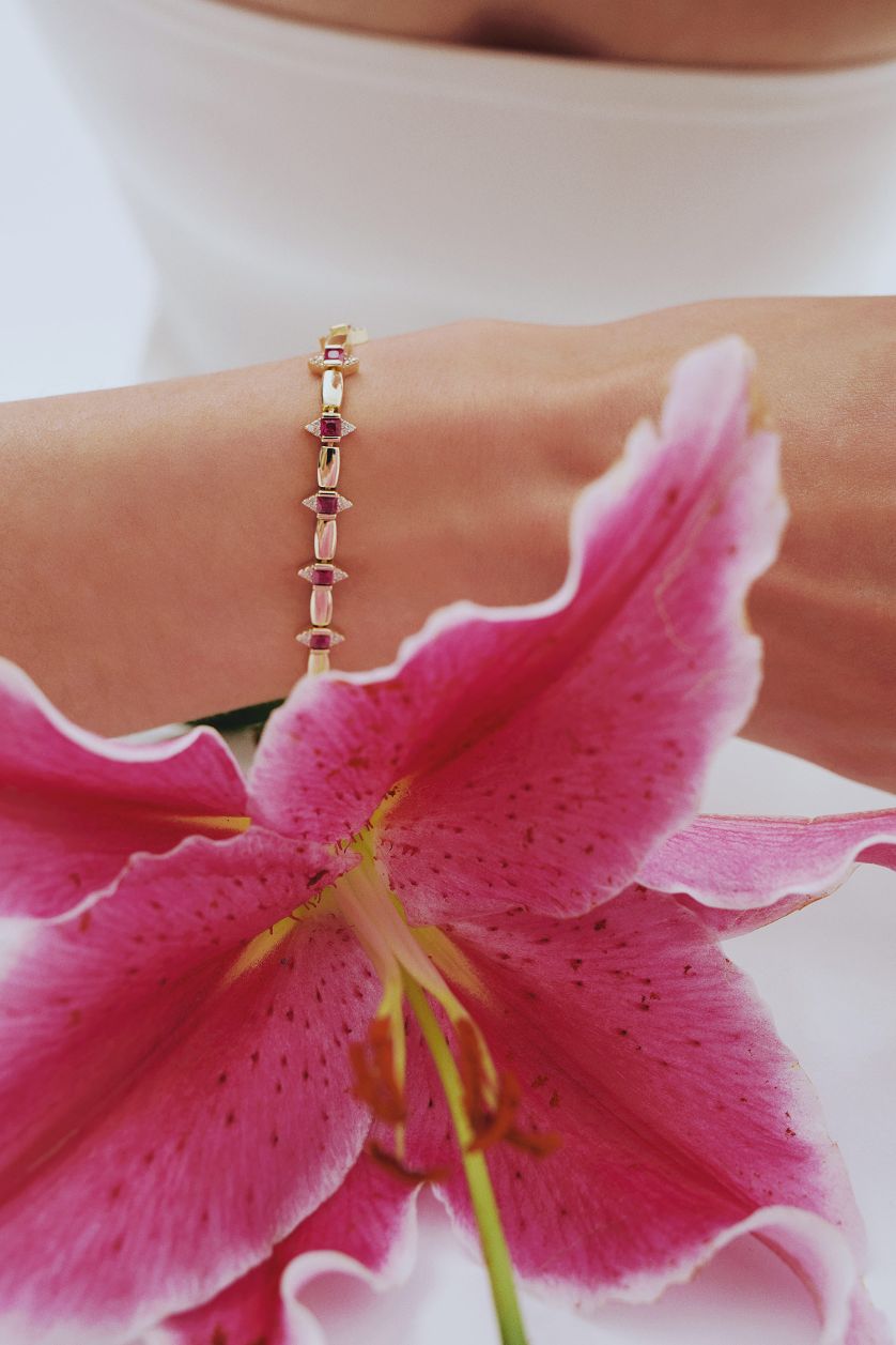 Woman Altın Reis x DeFacto 14K Gold Plated Rubino Woman Gold Bracelet