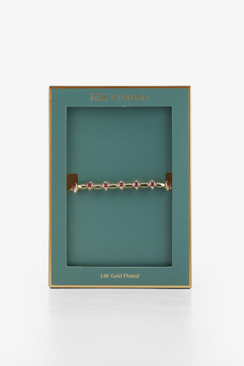 Woman Altın Reis x DeFacto 14K Gold Plated Rubino Woman Gold Bracelet