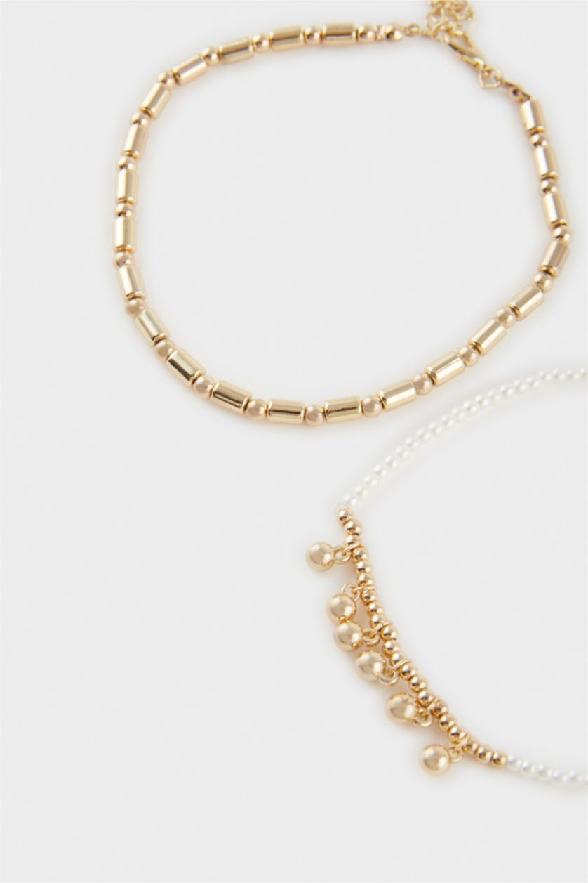 WOMAN Karma Woman 4 Piece Gold Bracelet