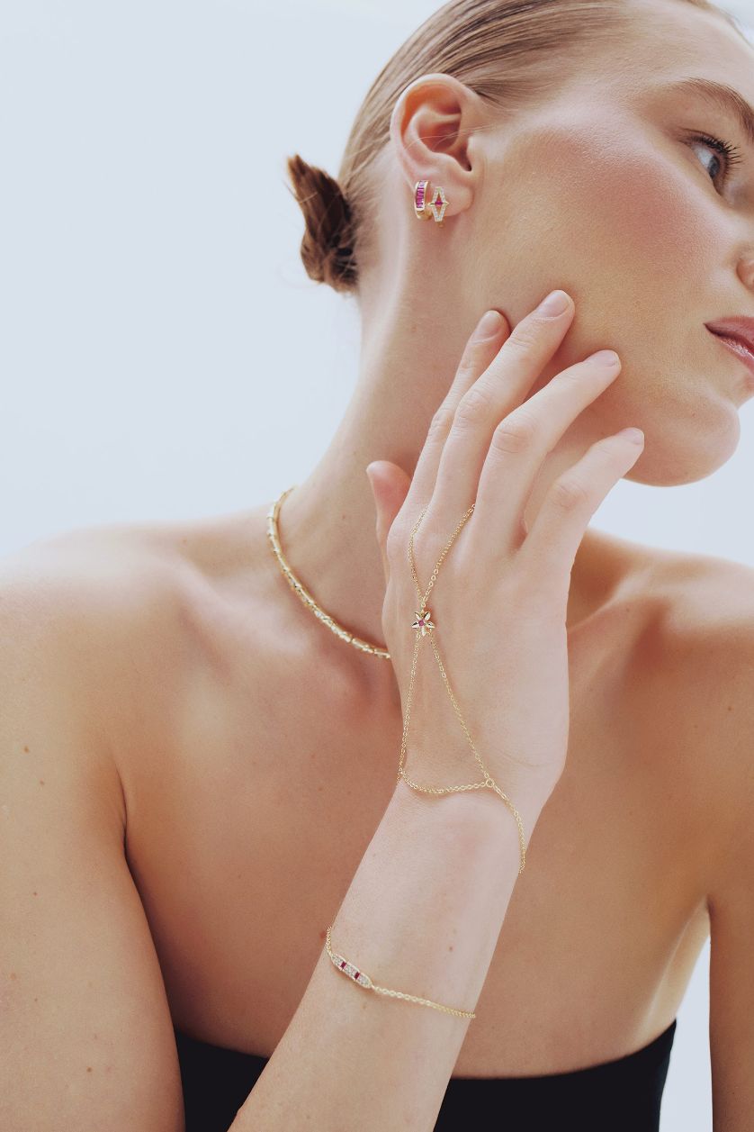 Kadın Altın Reis x DeFacto 14 Ayar Altın Kaplama Cemre Kadın Yıldız Temalı Gold Şahmeran