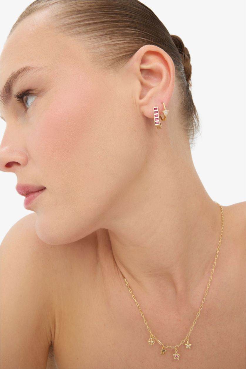 نساء Altın تراجي نسائي ذهبي على شكل نجمة - قطعتين من Reis x DeFacto