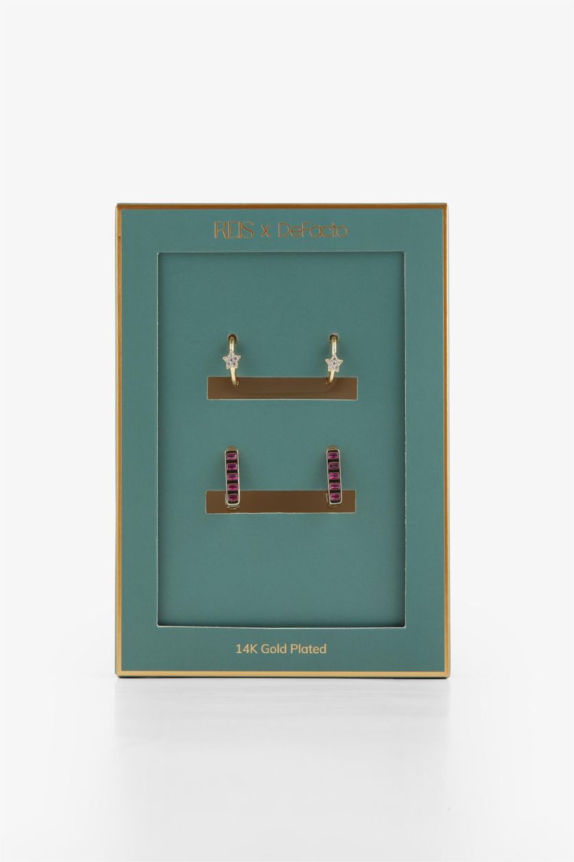 نساء Altın تراجي نسائي ذهبي على شكل نجمة - قطعتين من Reis x DeFacto