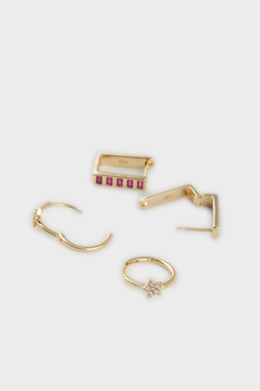 نساء Altın تراجي نسائي ذهبي على شكل نجمة - قطعتين من Reis x DeFacto