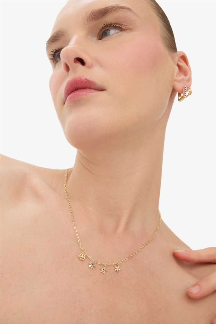 نساء Altın تراجي نسائي ذهبي على شكل نجمة - قطعتين من Reis x DeFacto