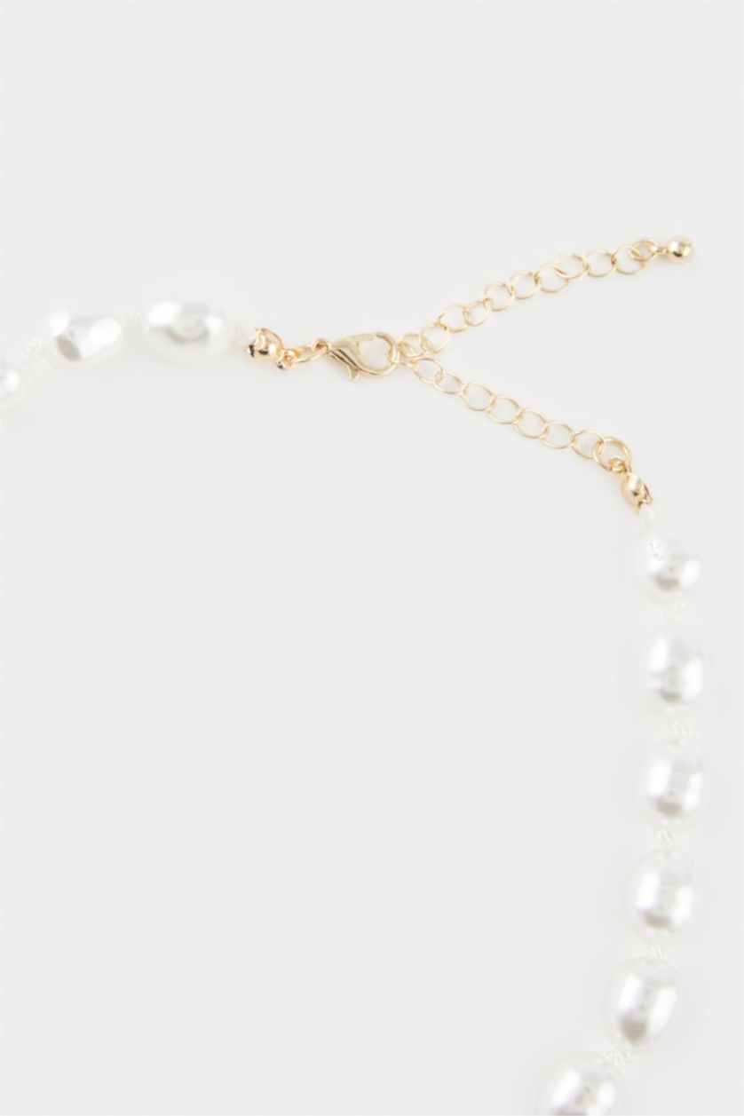 Kadın Karma Kadın İncili Charm Detaylı Kolye