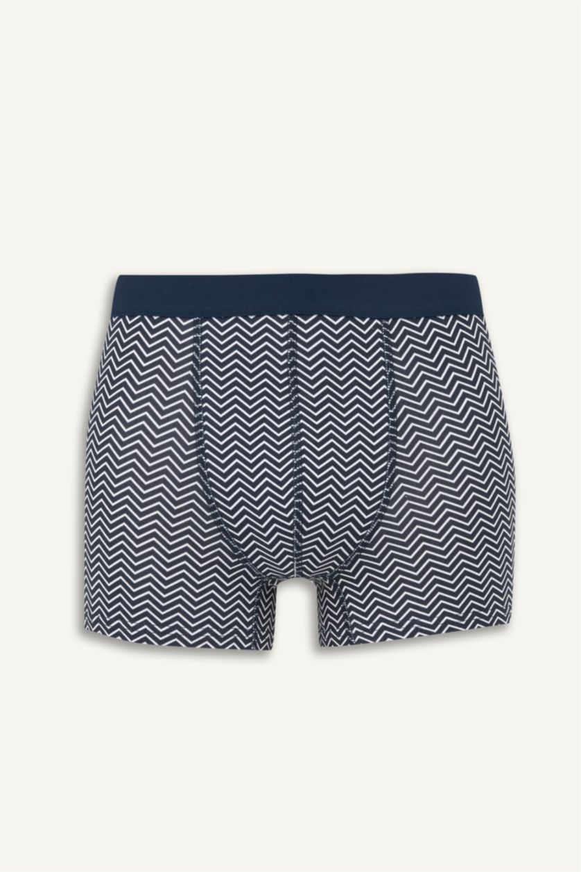 رجال كحلي Regular Fit Striped 3 Piece Boxers