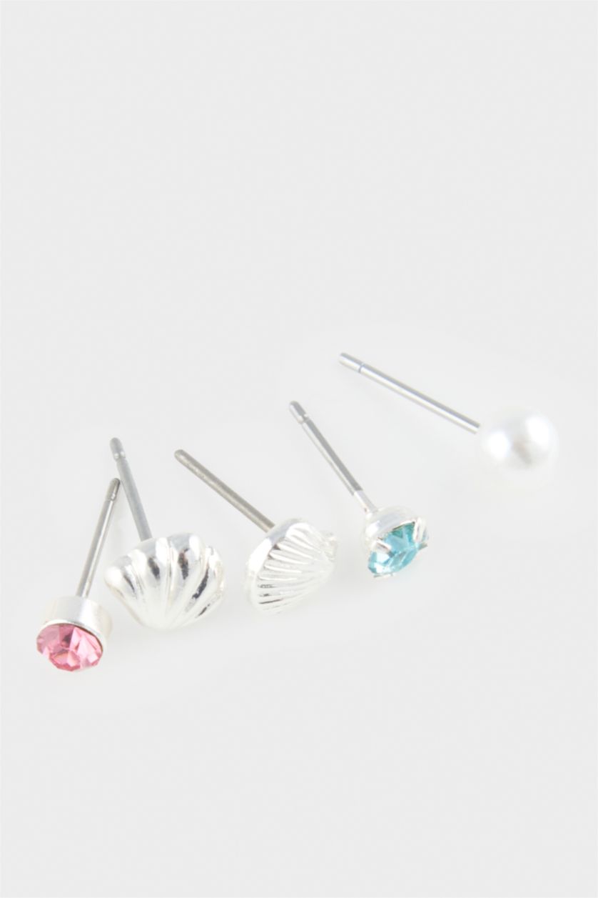 WOMAN Gümüş Woman 6 Piece Silver Earringss