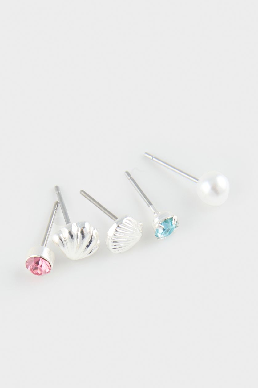 WOMAN Gümüş Woman 6 Piece Silver Earringss