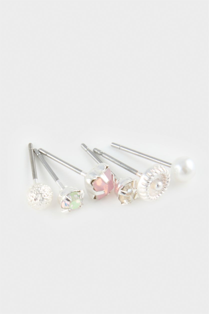 WOMAN Gümüş Woman 6 Piece Silver Earringss