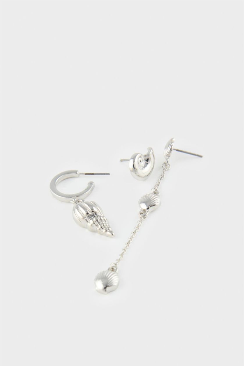 Kadın Gümüş Kadın 6'lı Silver Küpe