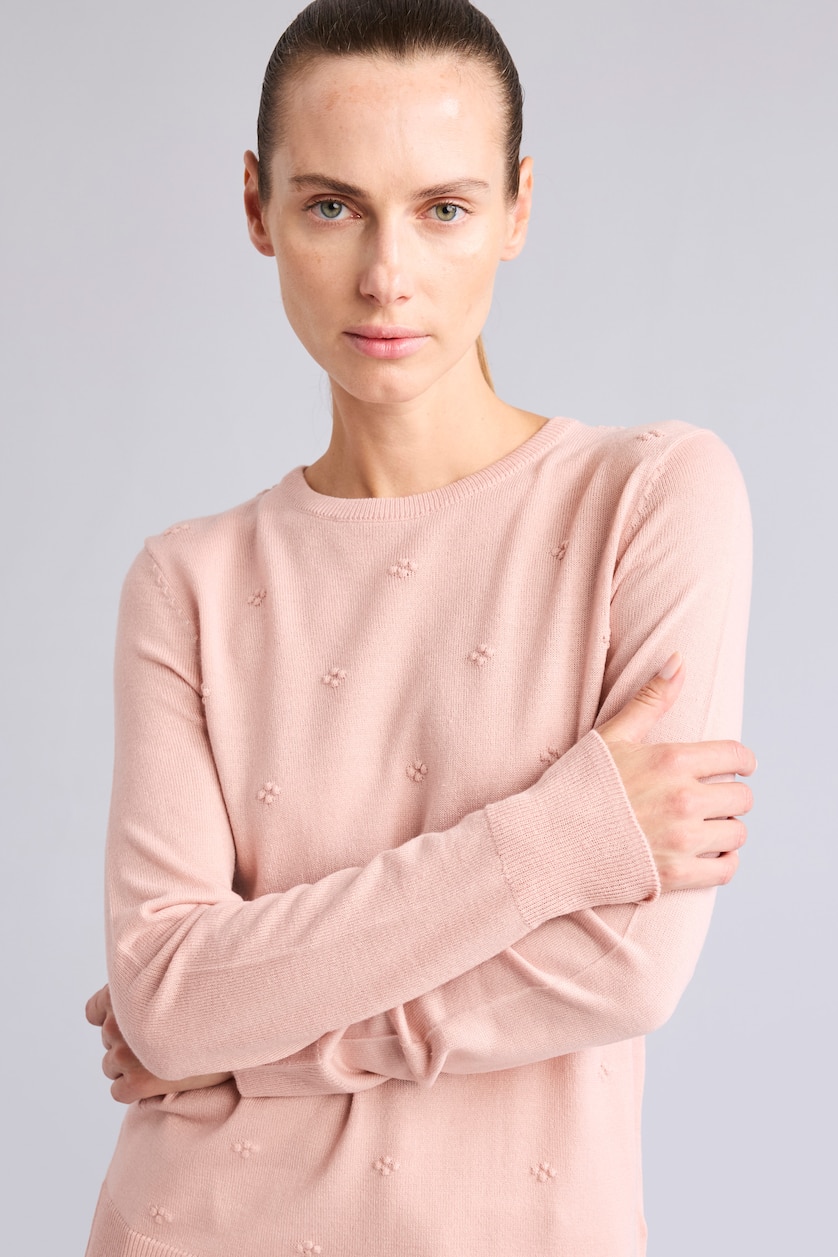 WOMAN Light Pink Regular Fit Knitwear Pullover