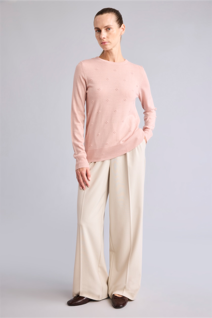 WOMAN Light Pink Regular Fit Knitwear Pullover