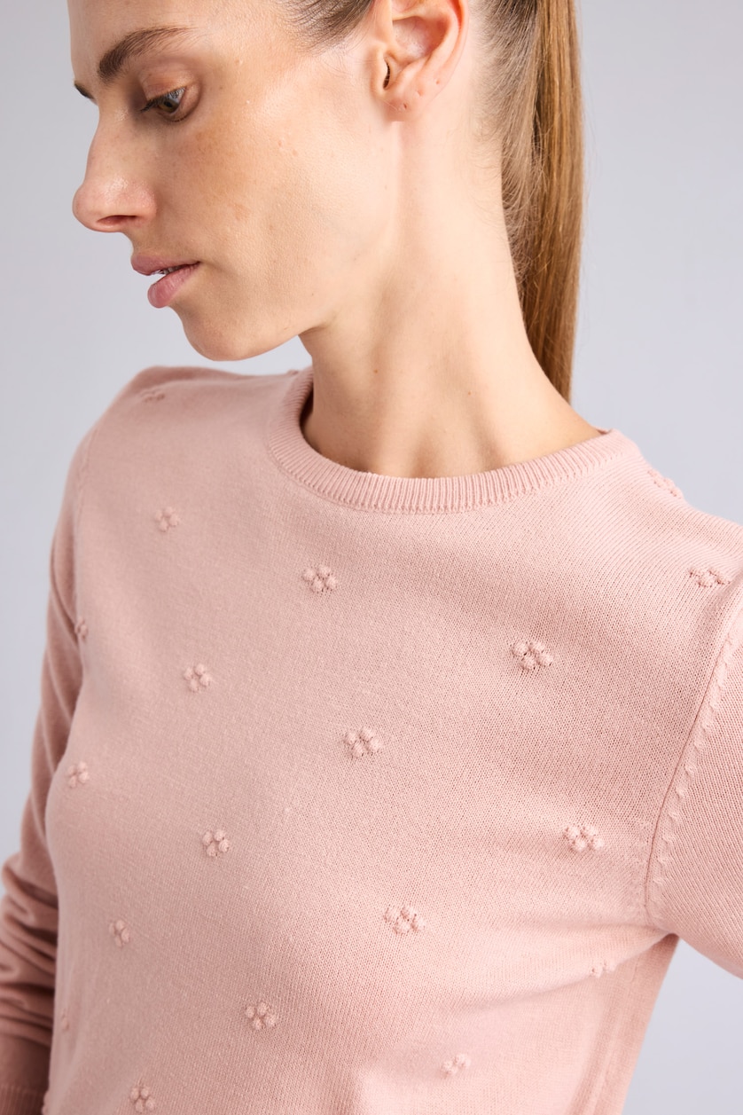 WOMAN Light Pink Regular Fit Knitwear Pullover