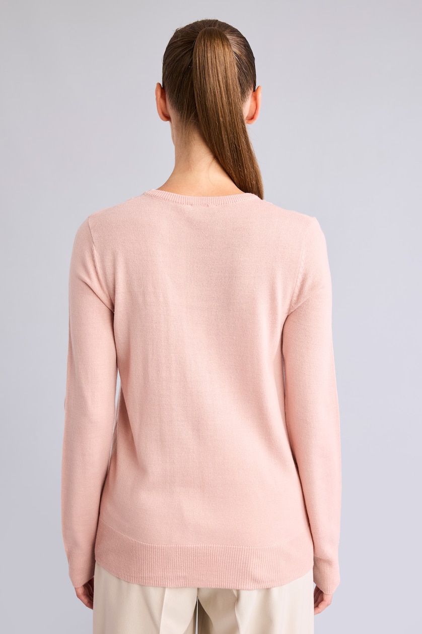 WOMAN Light Pink Regular Fit Knitwear Pullover