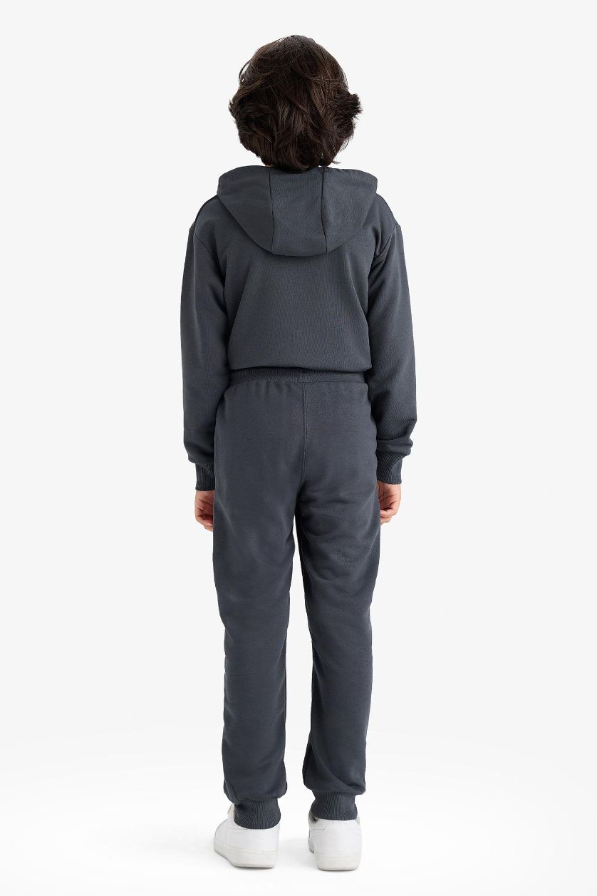 Erkek Çocuk - Genç Erkek Antrasit Erkek Çocuk NBA Chicago Bulls Beli Lastikli Jogger Eşofman Altı