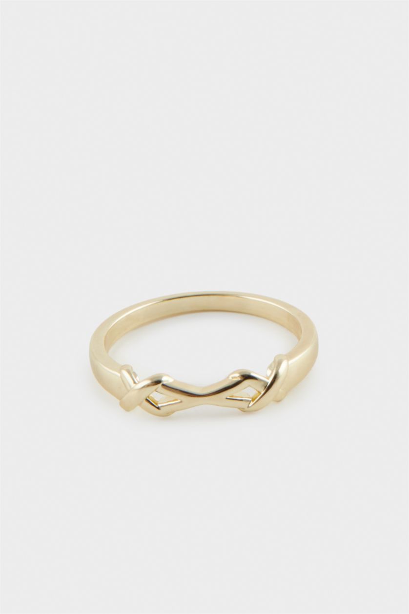 نساء Altın خاتم نسائي ذهبي بنفسجي من Reis x DeFacto - قطعتين