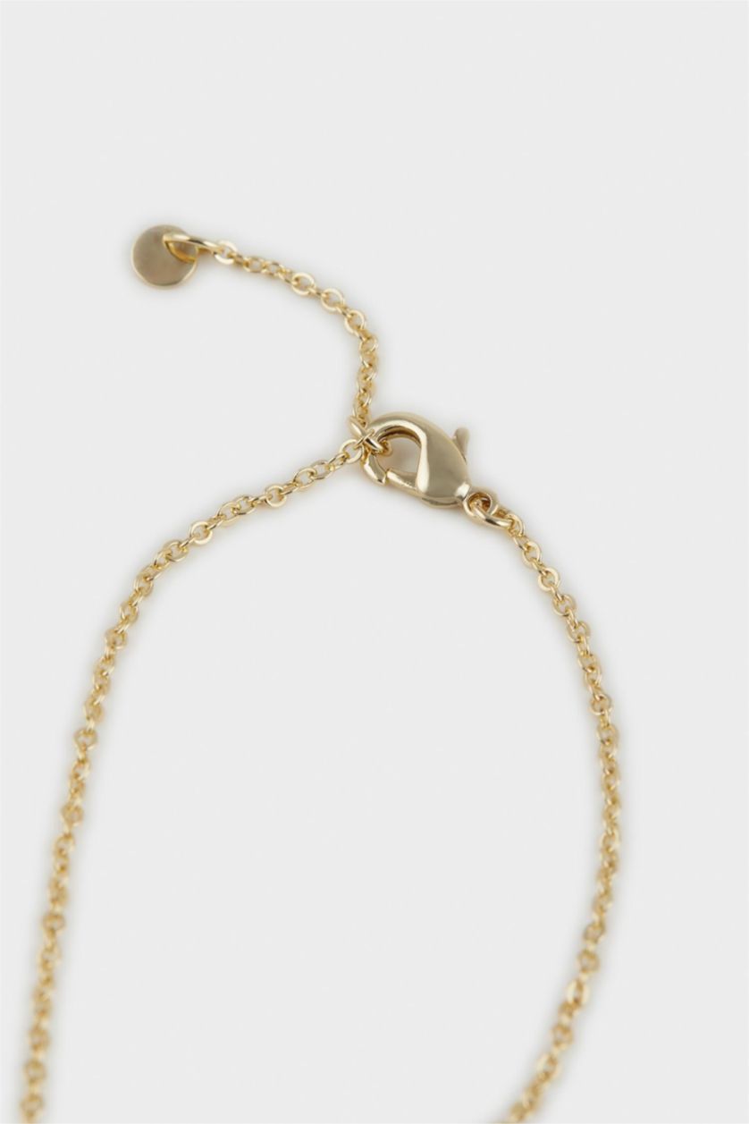 WOMAN Altın Reis x DeFacto Gold Plated Tulip Era Purple Stone Tulip Themed Gold Shahmaran