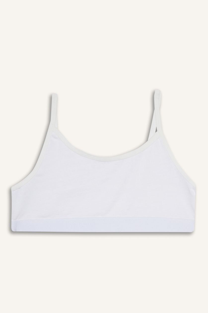 بنات أبيض سيت قصة عادية - قطعتين