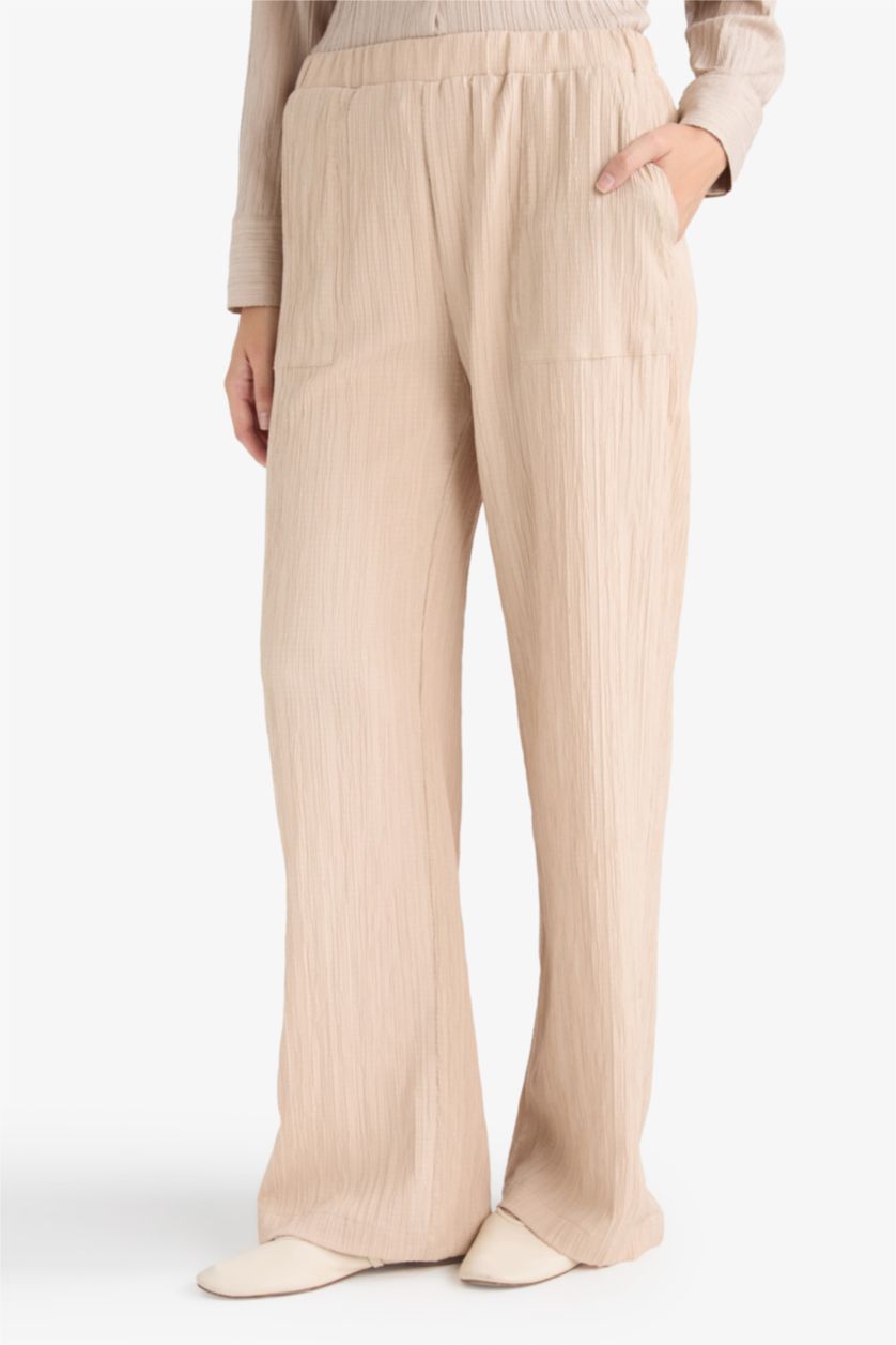 WOMAN Stone Wide Leg Trousers