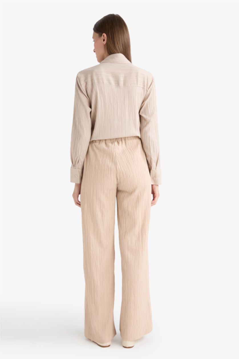 WOMAN Stone Wide Leg Trousers