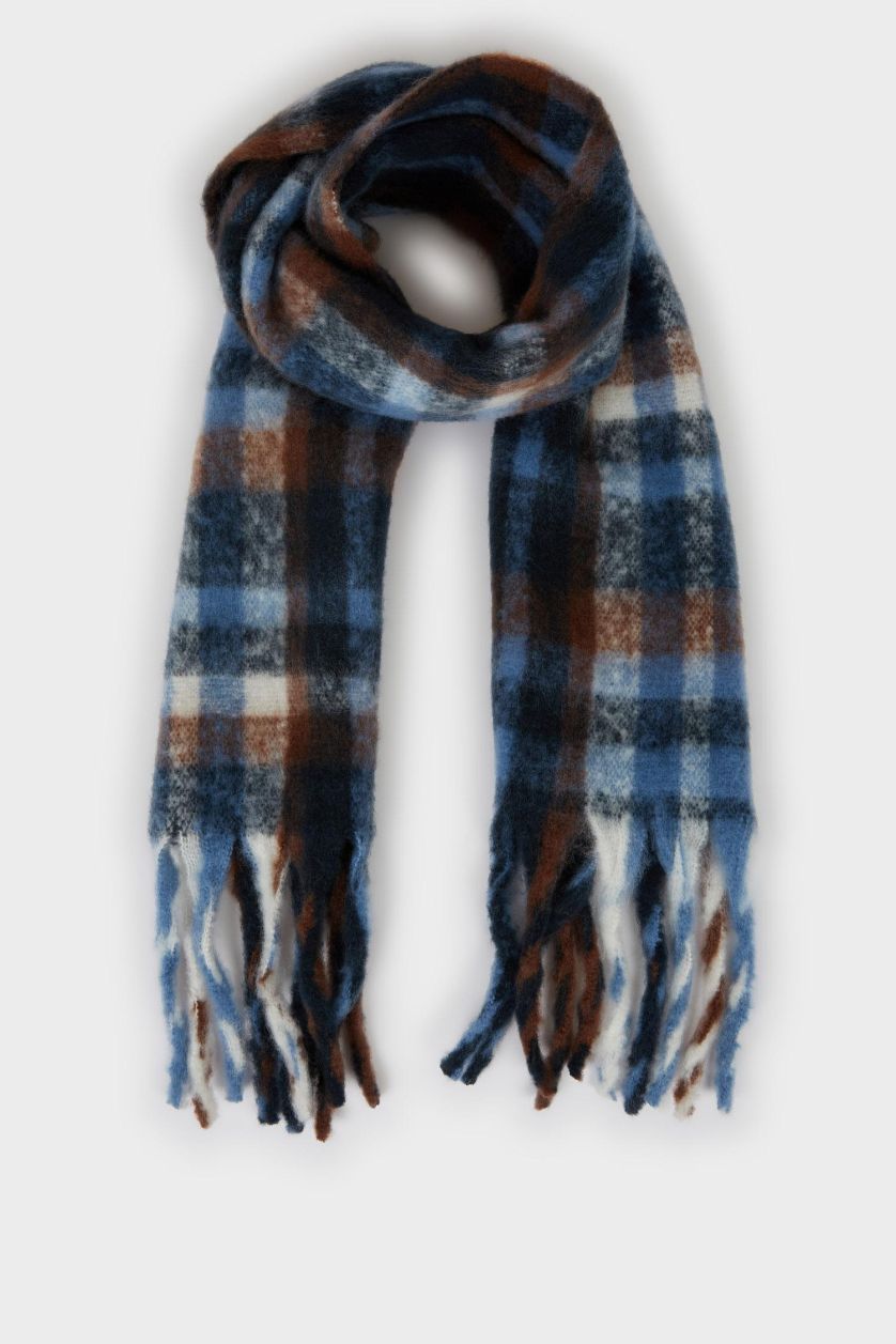 MAN Karma Man Plaid Neck Scarf