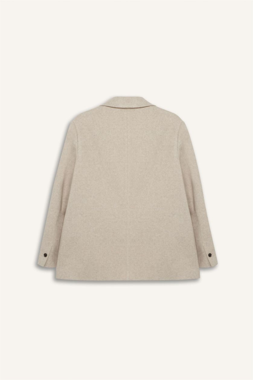 Әйелдерге ашық реңк Әйелдерге үлкен пішім Блэйзер