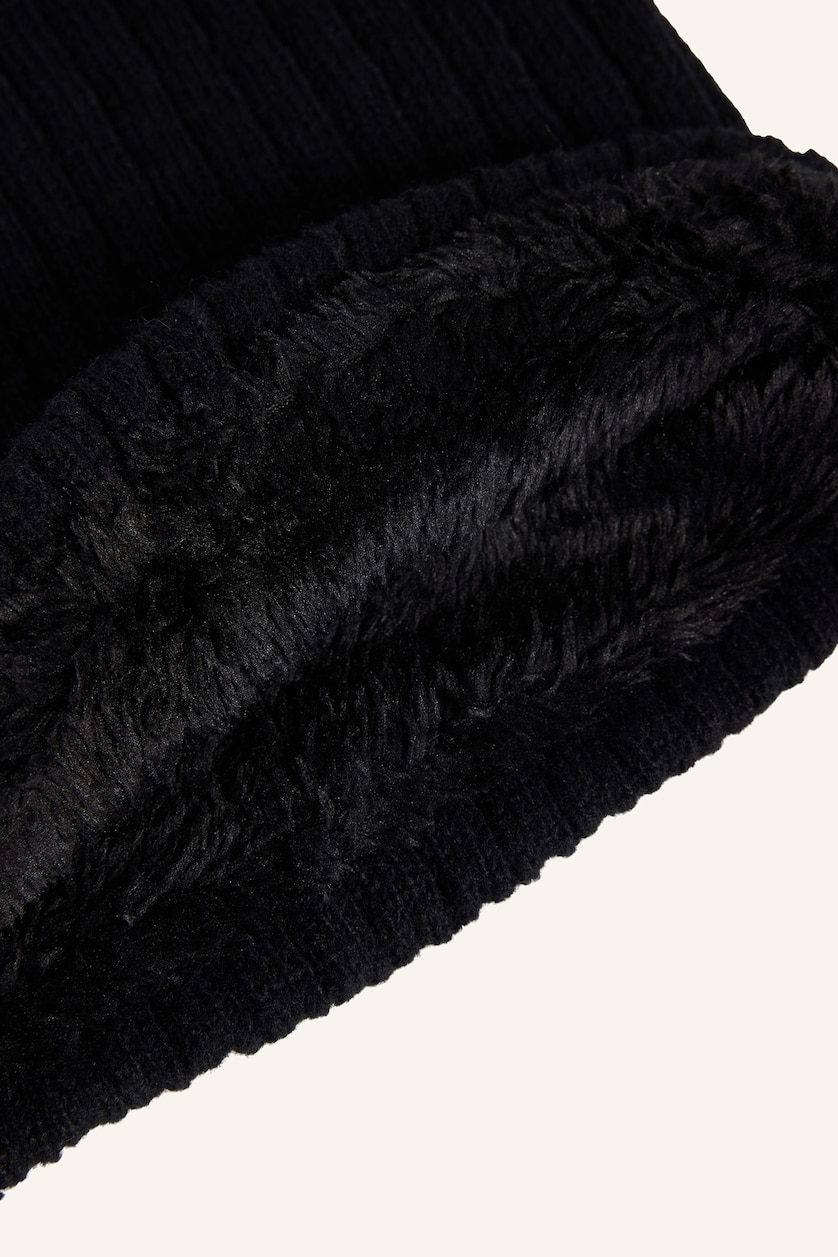 Young Boys - Teen Boys Black Boy Scarf & Set