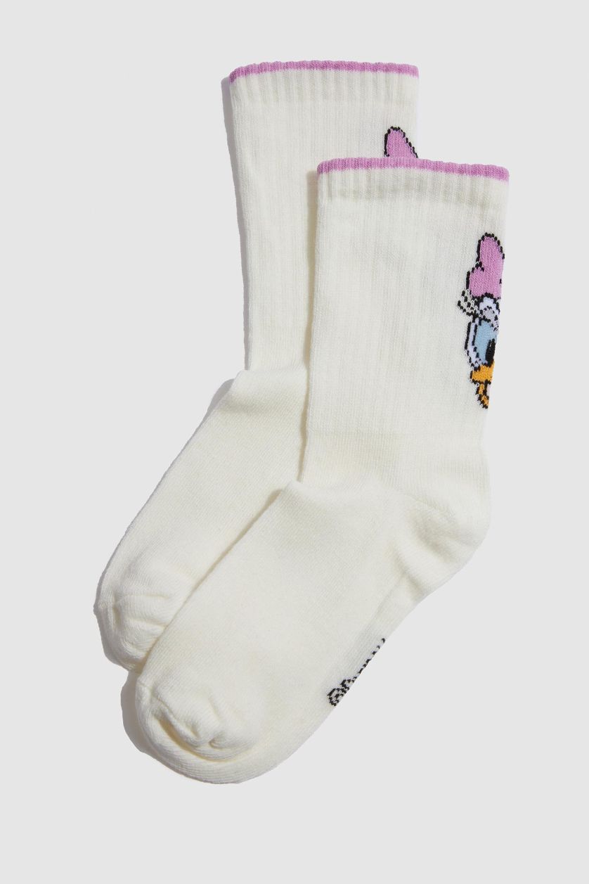 Kız Çocuk - Genç Kız Karma Kız Çocuk Disney Mickey & Minnie 3'lü Pamuklu Uzun Çorap