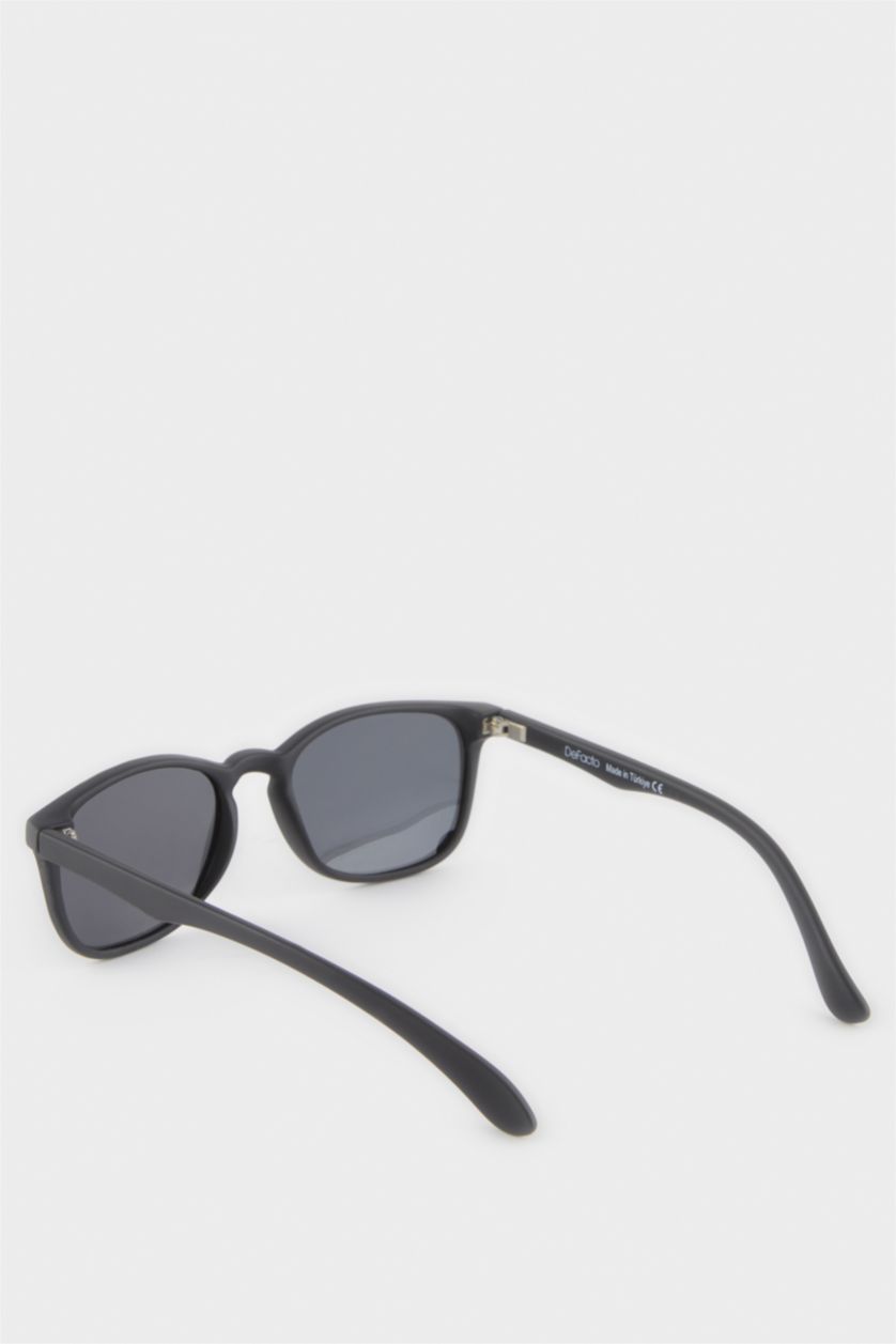 Erkek Çocuk - Genç Erkek Siyah Yuvarlak Siyah Plastik Çerçeve Siyah Cam Polarize Güneş Gözlüğü Erkek Çocuk