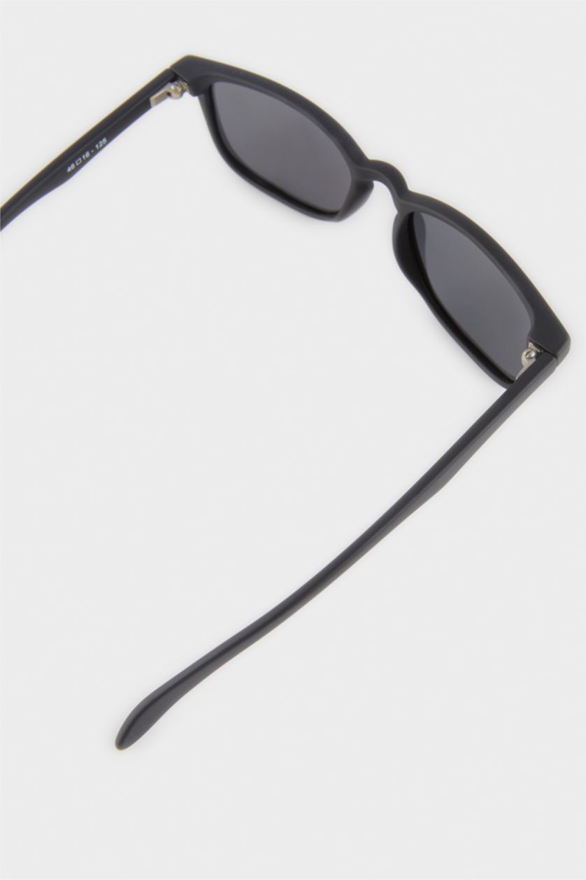 Erkek Çocuk - Genç Erkek Siyah Yuvarlak Siyah Plastik Çerçeve Siyah Cam Polarize Güneş Gözlüğü Erkek Çocuk