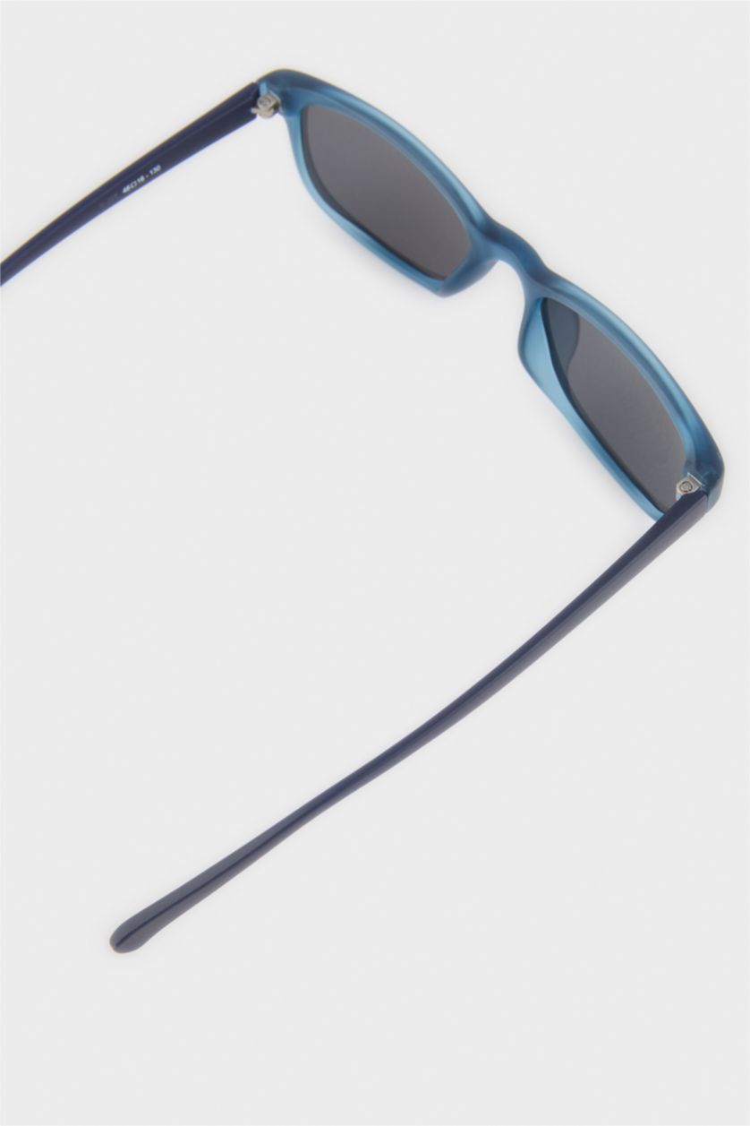 Erkek Çocuk - Genç Erkek Lacivert Yuvarlak Lacivert Plastik Çerçeve Siyah Cam Polarize Güneş Gözlüğü Erkek Çocuk