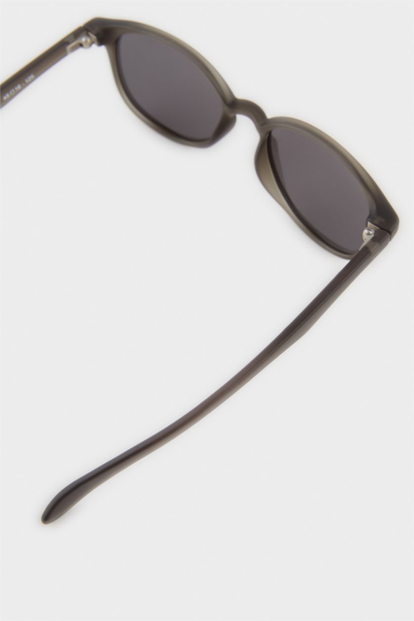 Erkek Çocuk - Genç Erkek Siyah Yuvarlak Siyah Plastik Çerçeve Siyah Cam Polarize Güneş Gözlüğü Erkek Çocuk