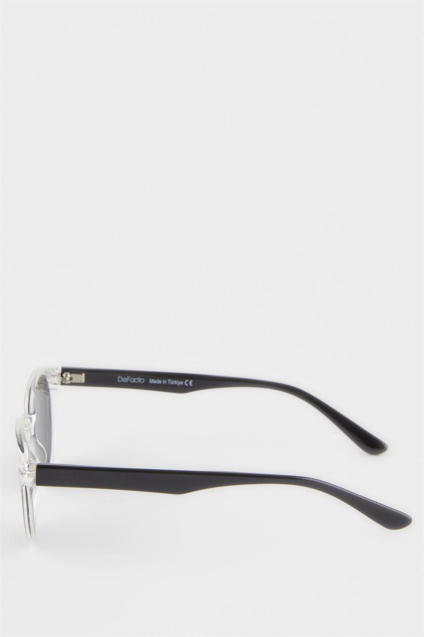 Erkek Çocuk - Genç Erkek Karma Yuvarlak Renkli Plastik Çerçeve Siyah Cam Polarize Güneş Gözlüğü Erkek Çocuk