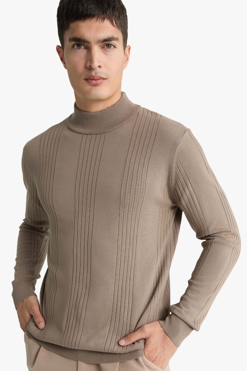 MAN Vison Standard Fit Turtleneck Knitwear Pullover